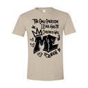 The Only Person I Ever Had to Convince Was ME — Black Graffiti Tee | Around the Way Girl Collection