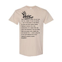 I AM HIM — Heir Definition | Black Ink | T-Shirt | Legacy Collection
