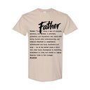 I AM HIM — Father Definition | Black Ink | T-Shirt | Definitions of HIM Collection