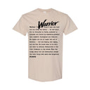 I AM HIM — Warrior Definition | Black Ink | T-Shirt | Definitions of HIM Collection
