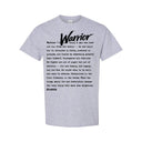 I AM HIM — Warrior Definition | Black Ink | T-Shirt | Definitions of HIM Collection