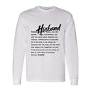 I AM HIM — Husband Definition | Black Ink | Long Sleeve Tee | Definitions of HIM Collection