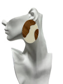 Café Au Laît Lightweight Stud Earrings