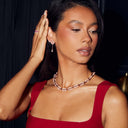 The Tyra Baguette Drop Earrings