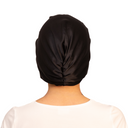Organic Silk Hair Bonnet Onyx Black