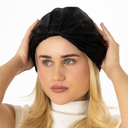 Organic Silk Hair Bonnet Onyx Black