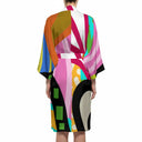 ABEILLE CREATIONS- Lenani Design- Women’s Satin-Feel Kimono Robe (Short)