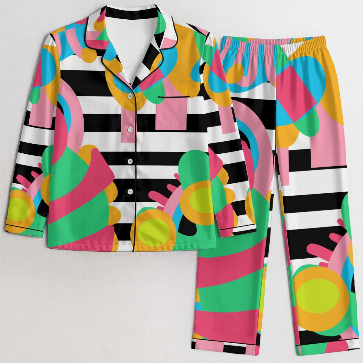 Amayah Design- Women's  Silky Pajama Set