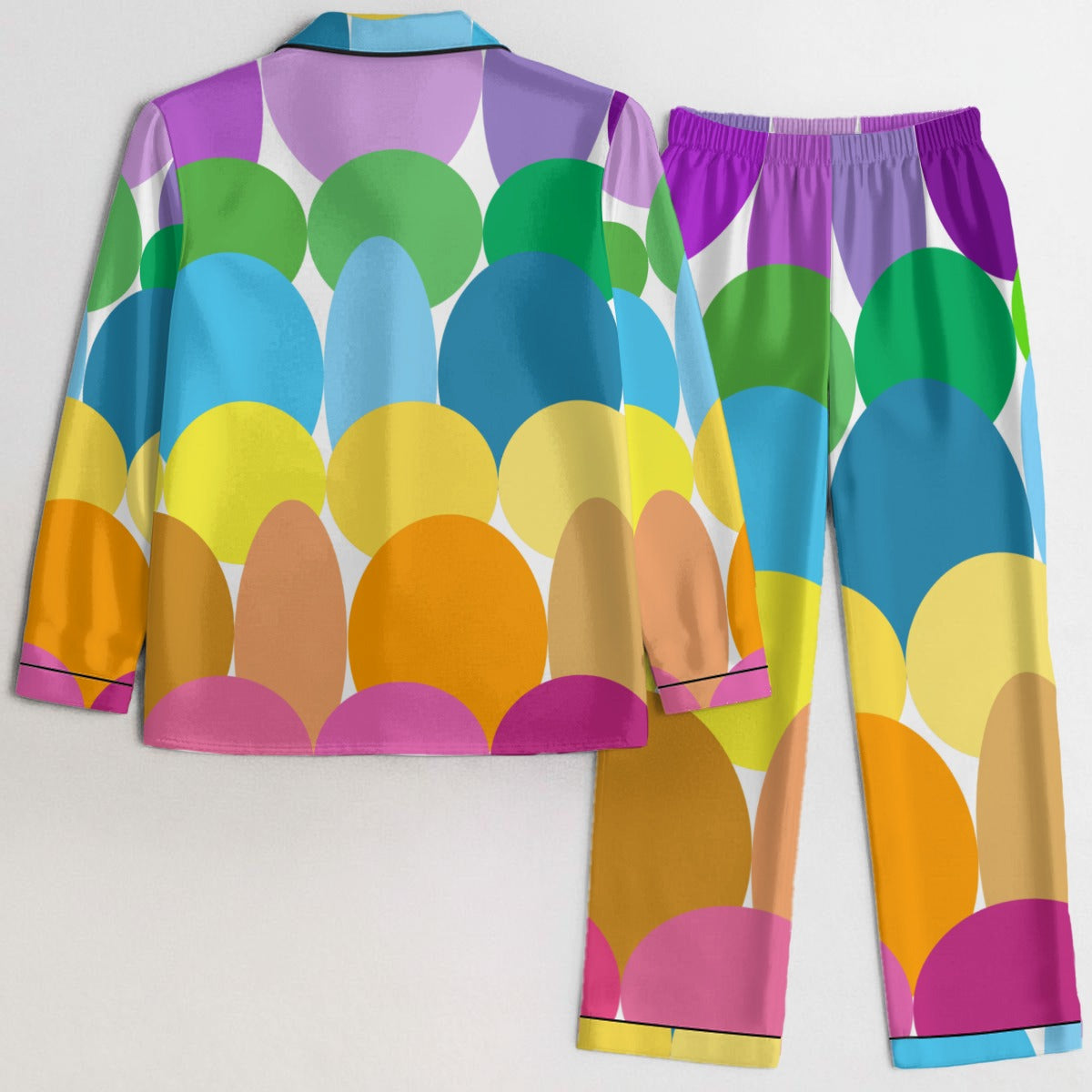 ABEILLE CREATIONS- Langa Design- Women's Silky Pajama Set