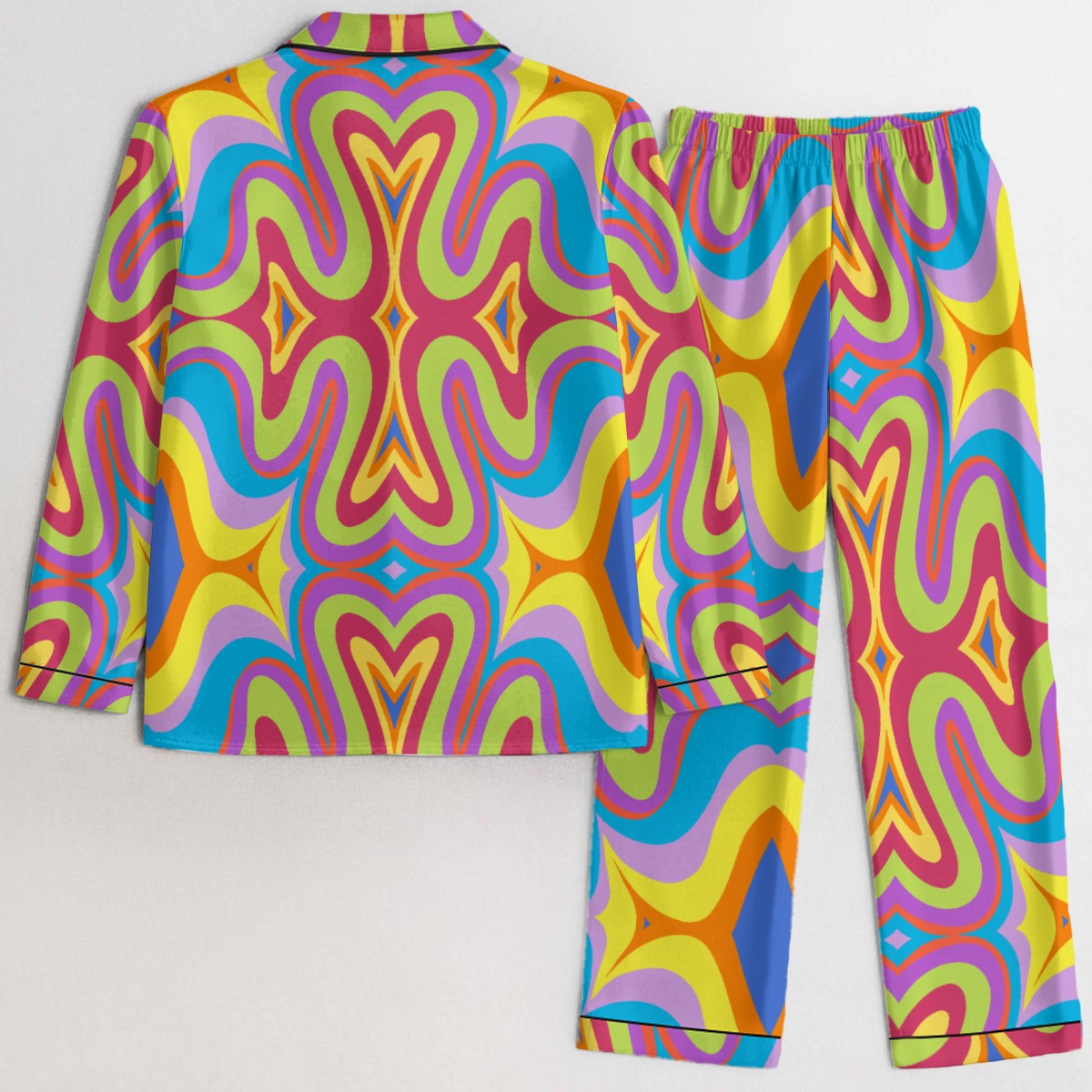 ABEILLE CREATIONS- Aziza Design-Women's Silky Pajama Set