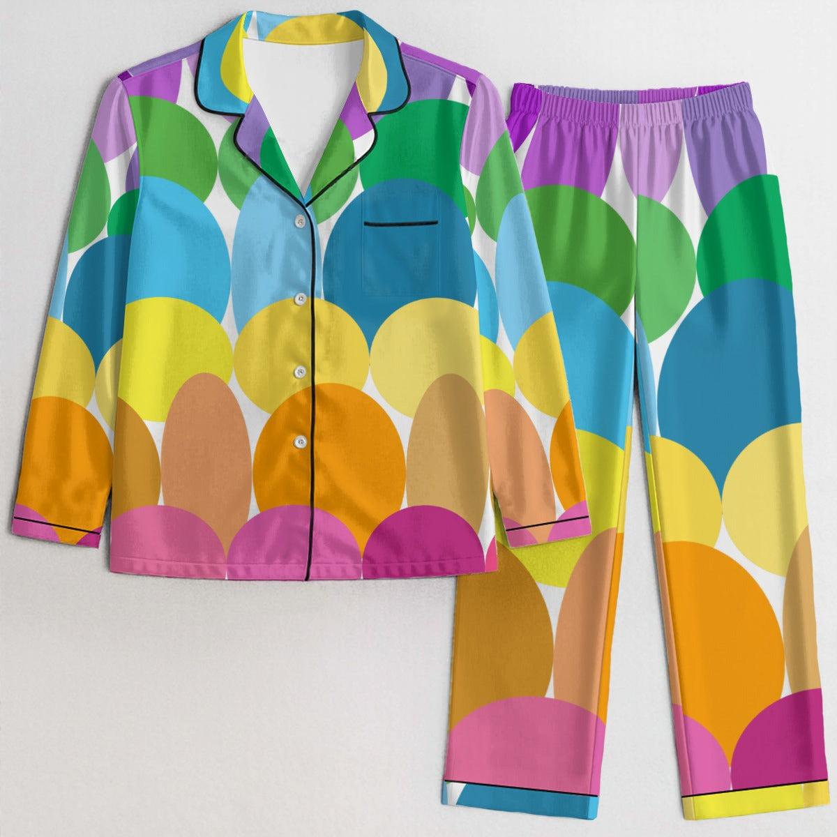 Langa Design- Women's Silky Pajama Set