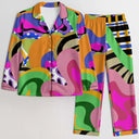 ABEILLE CREATIONS-Amara Design- Women's Silky Pajama Set