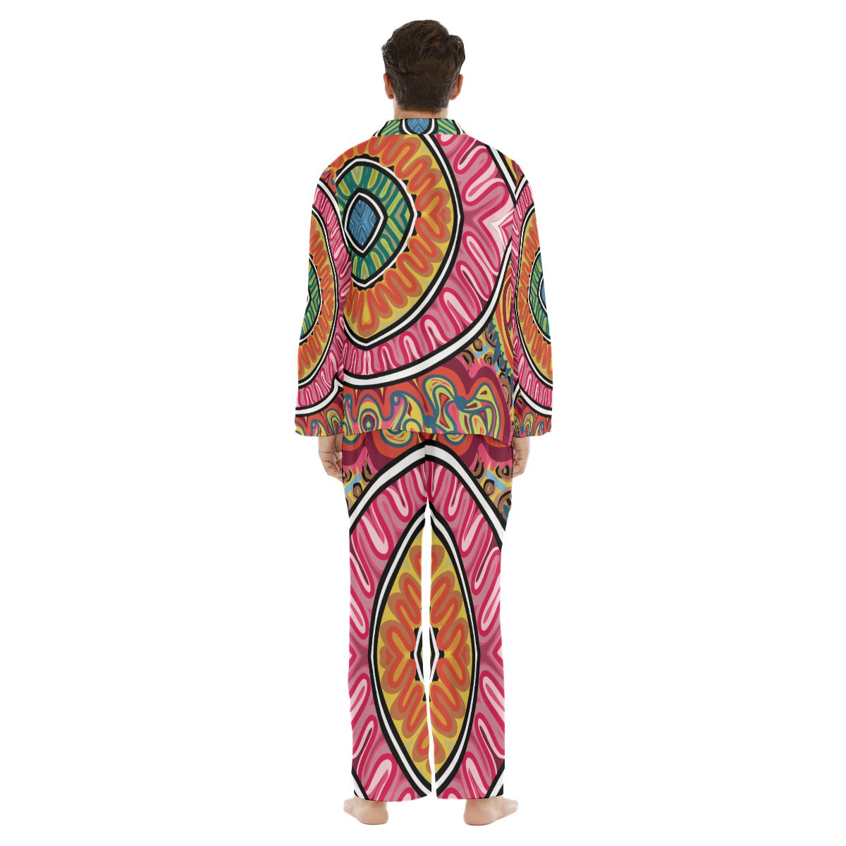 ABEILLE CREATIONS- Thabo Design – Men’s Long Sleeve Pajama 2-Piece Set