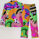 ABEILLE CREATIONS-Amara Design- Women's Silky Pajama Set