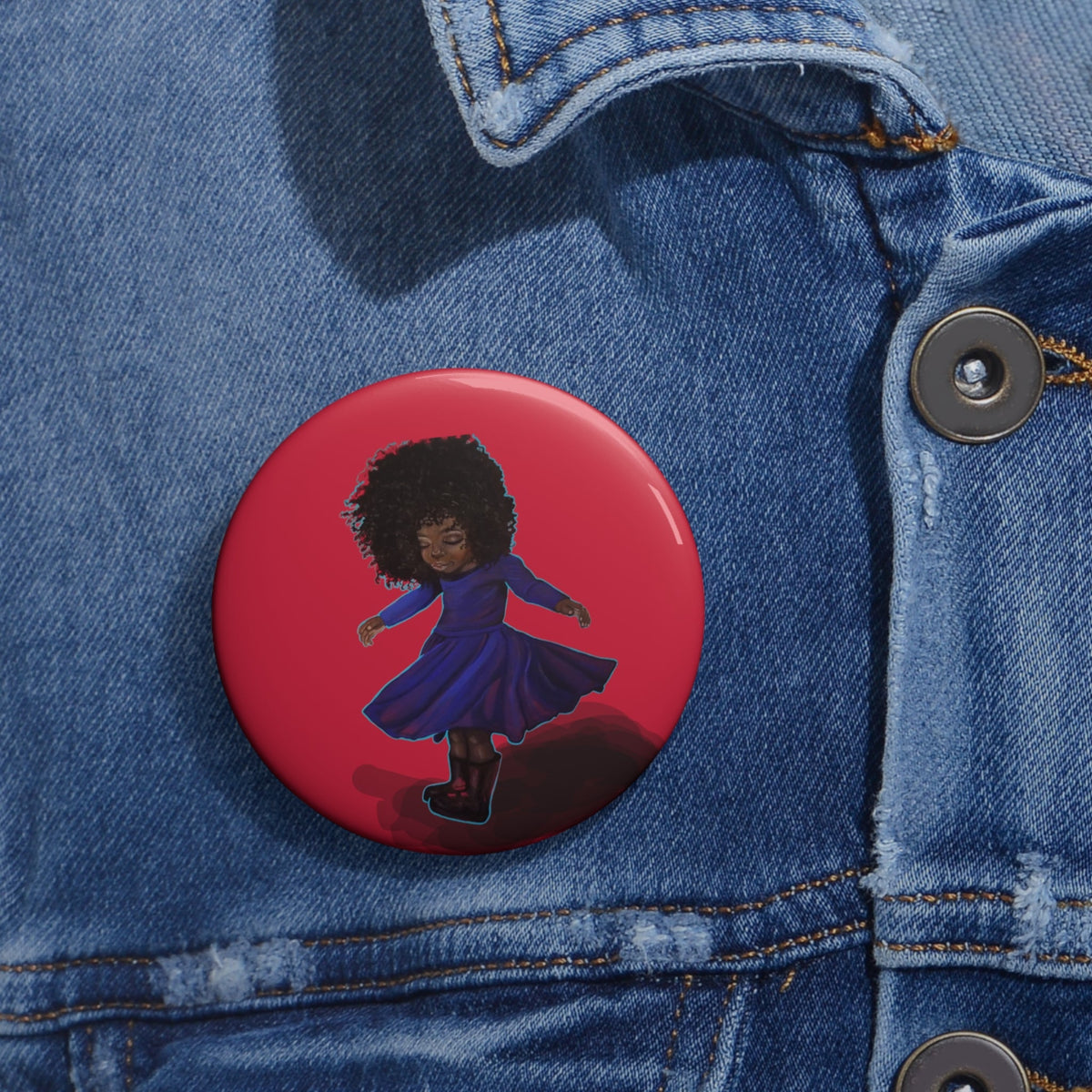 Freedom Pin Button