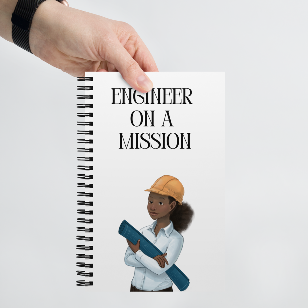 Engineer on a Mission Spiral Notebook