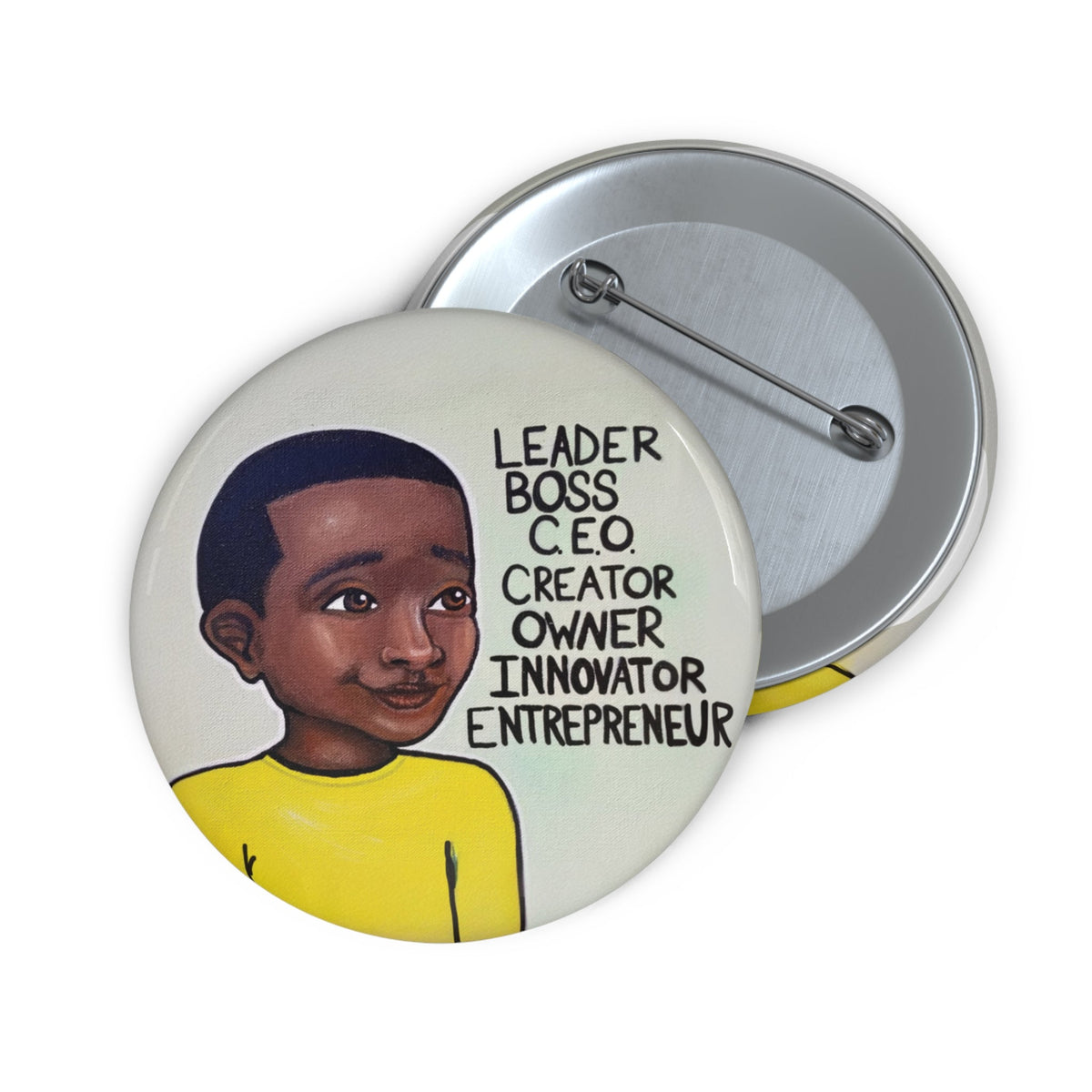 Leader Boss CEO Boy II Pin Button