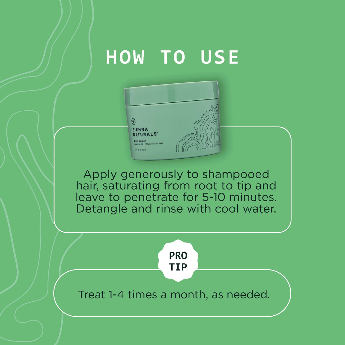 Plant Power Repair Mask