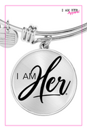 I AM HER - Women's Bangle Bracelet