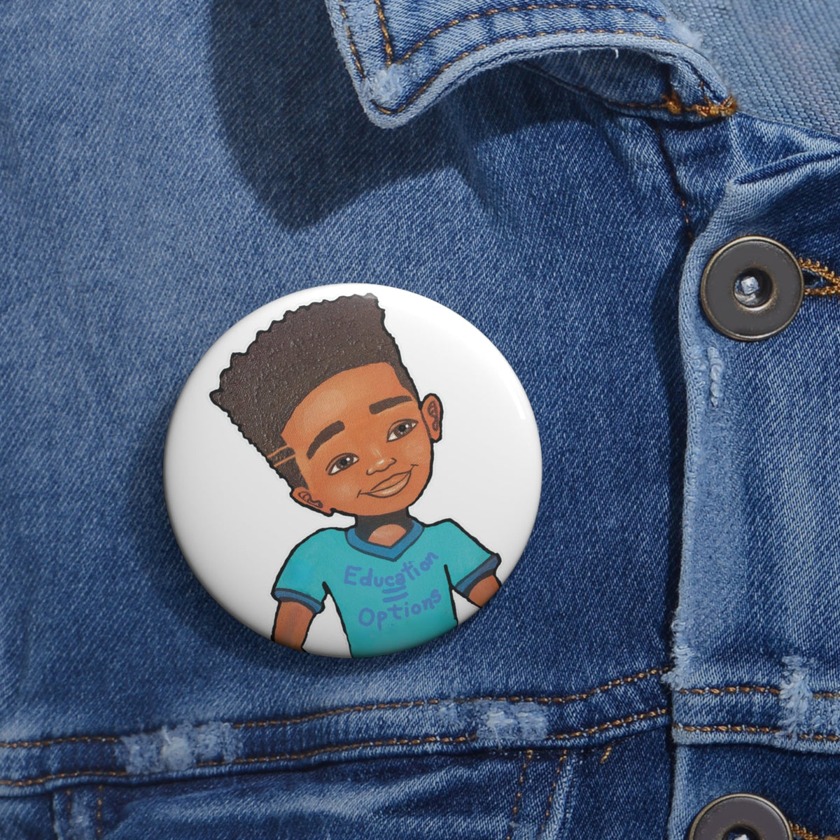 Ed = Op Boy Pin Button