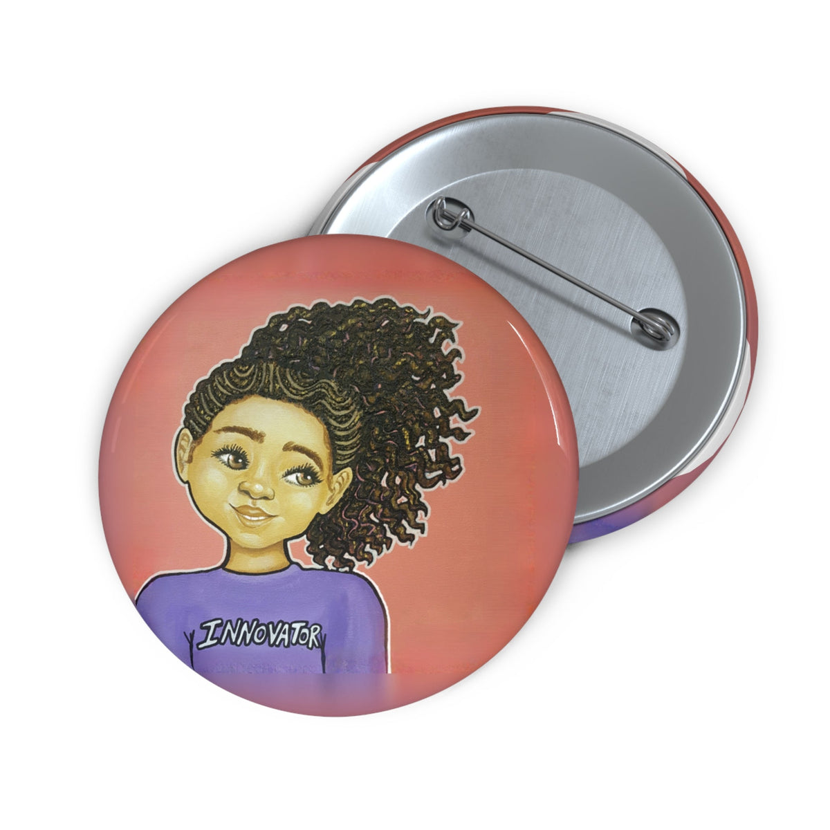 Innovator Girl II Pin Button