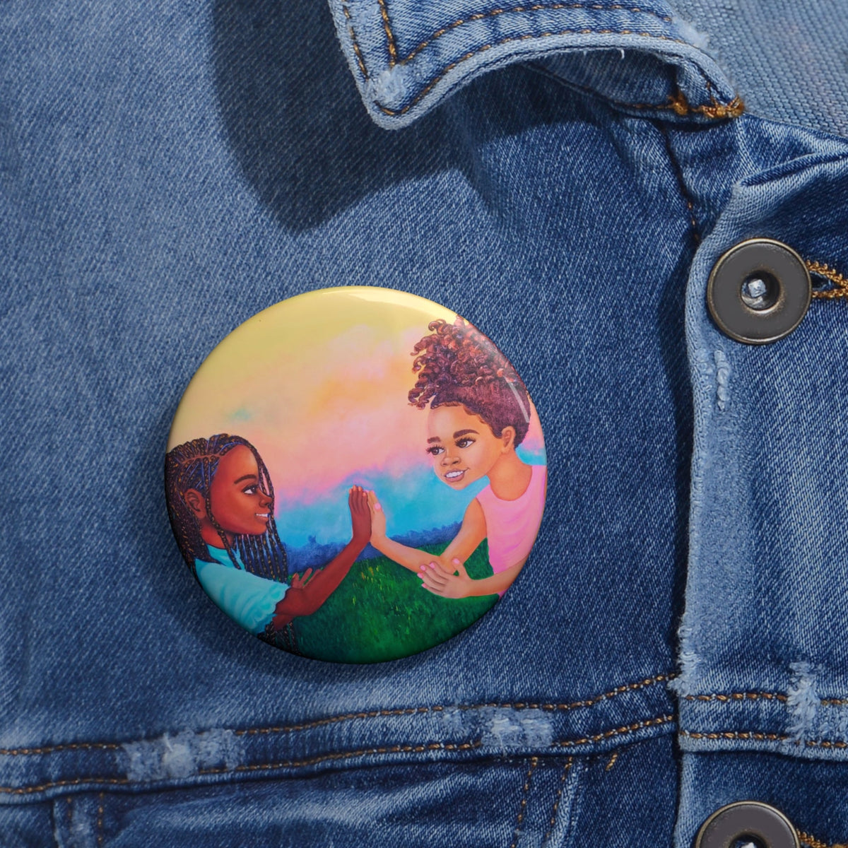 Clap Pat Pin Button