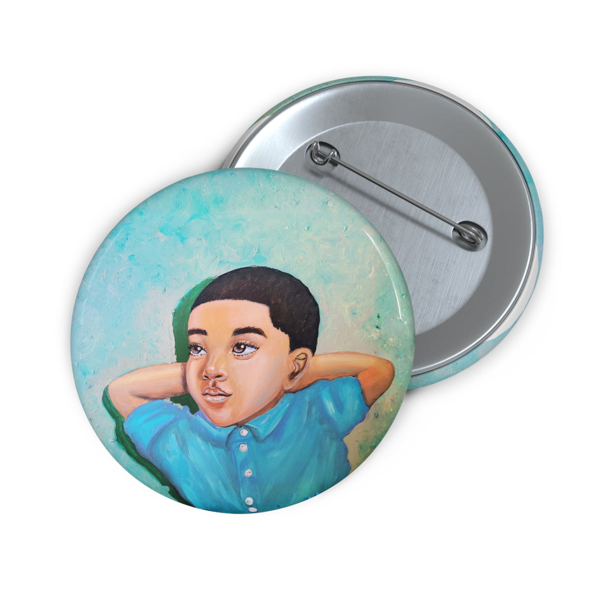 Daydreaming on a Perfect Summer Day II Pin Button