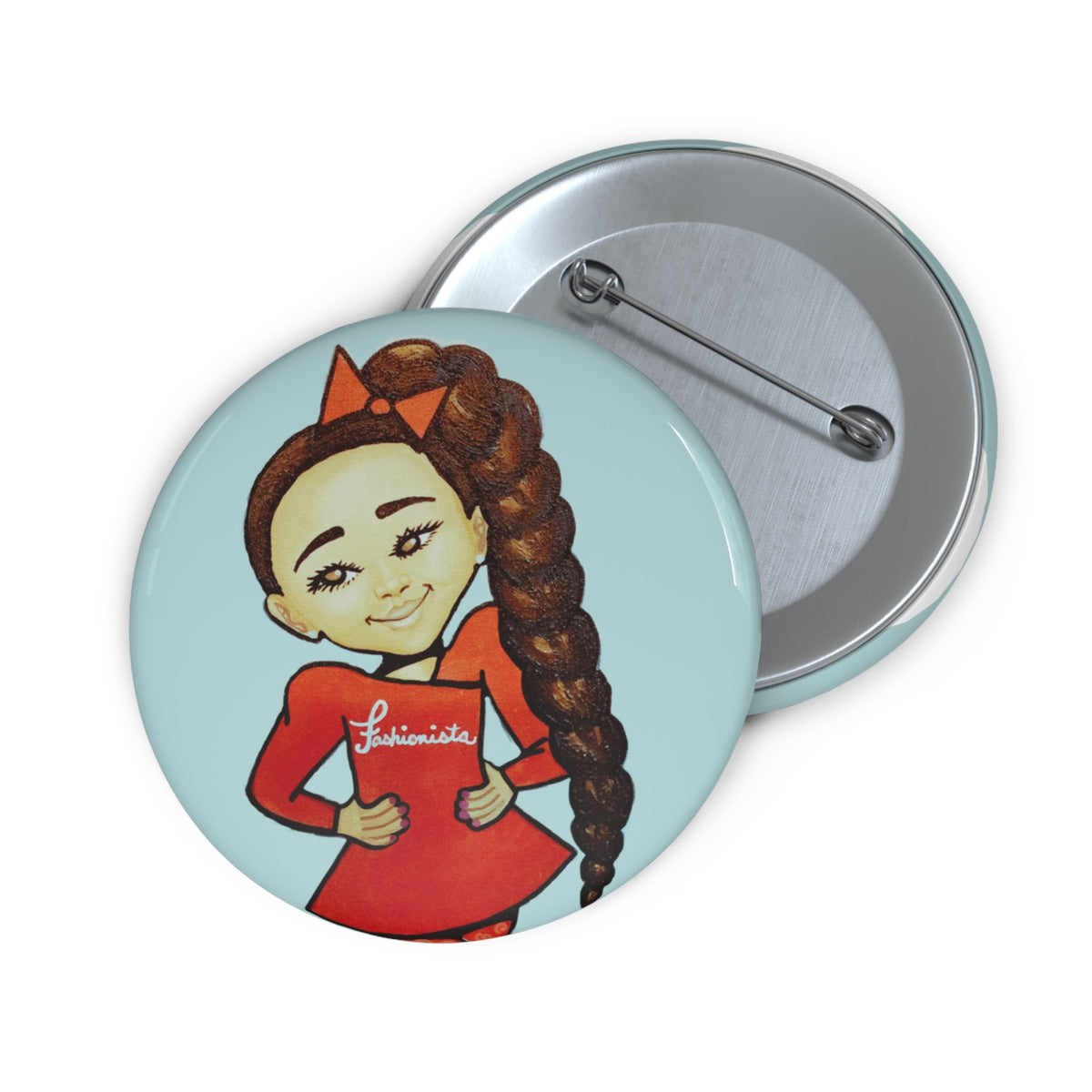 Fashionista Too Pin Button
