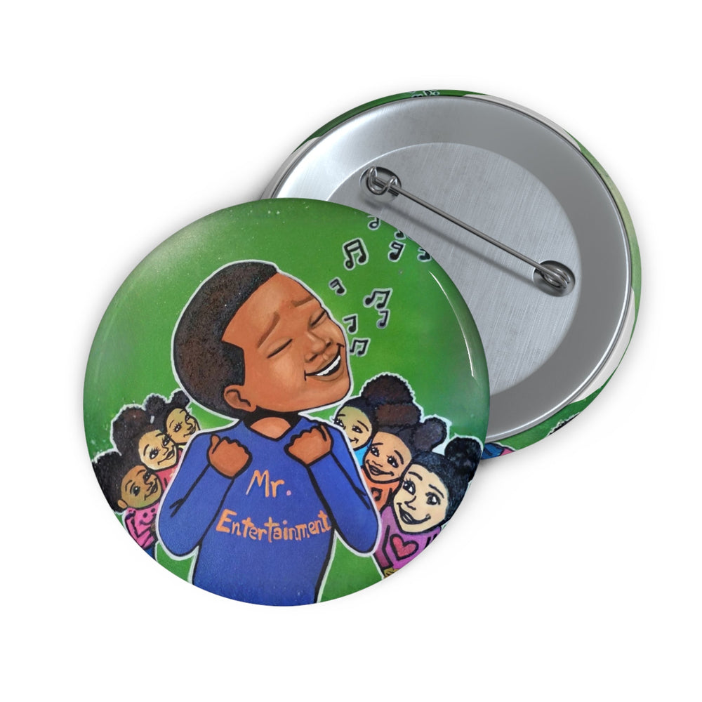 Mr. Entertainment Pin Button