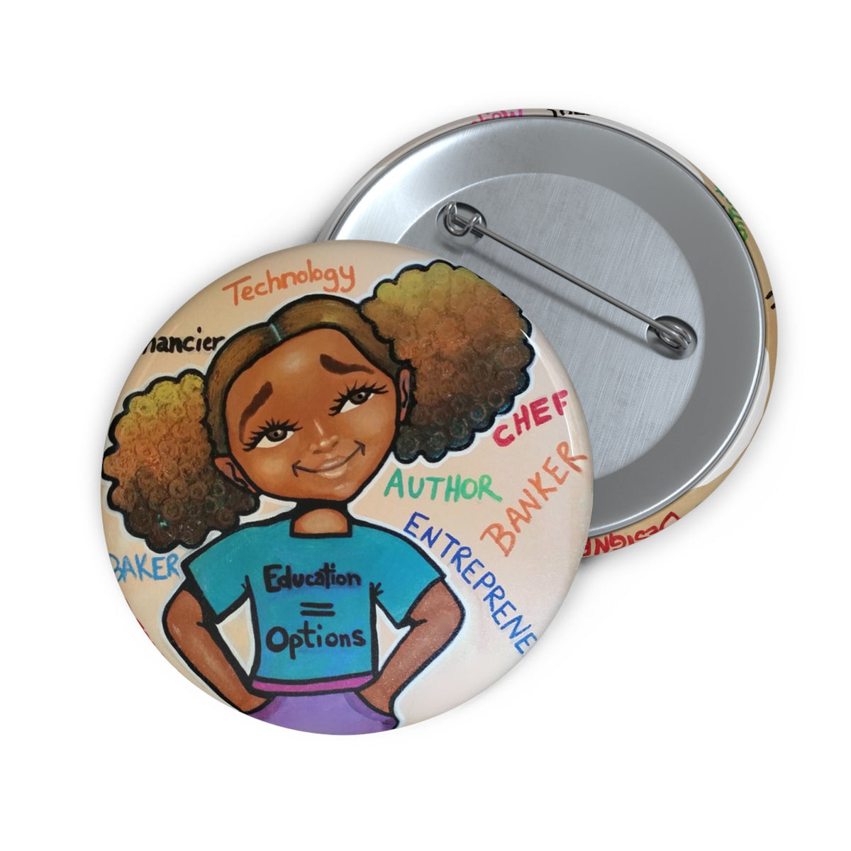 Ed = Op Girl II Pin Button