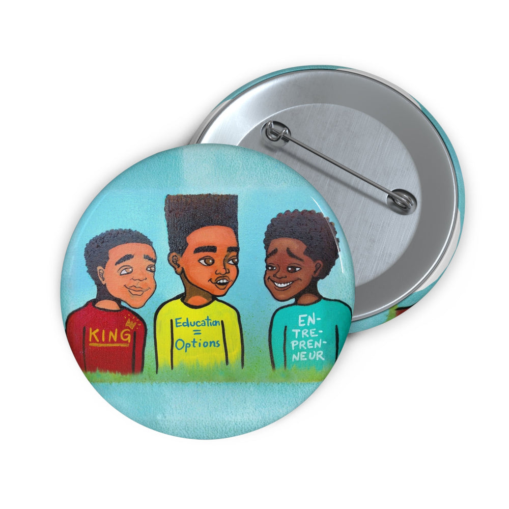 King Ed=Op Entrepreneur Pin Button