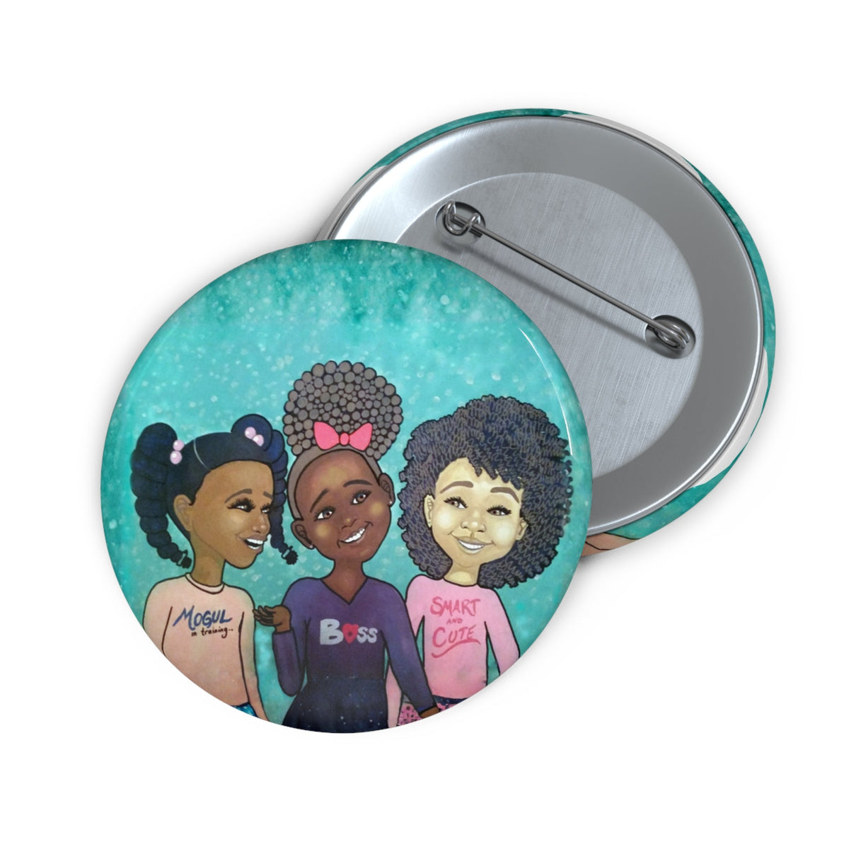 Girls Pin Button