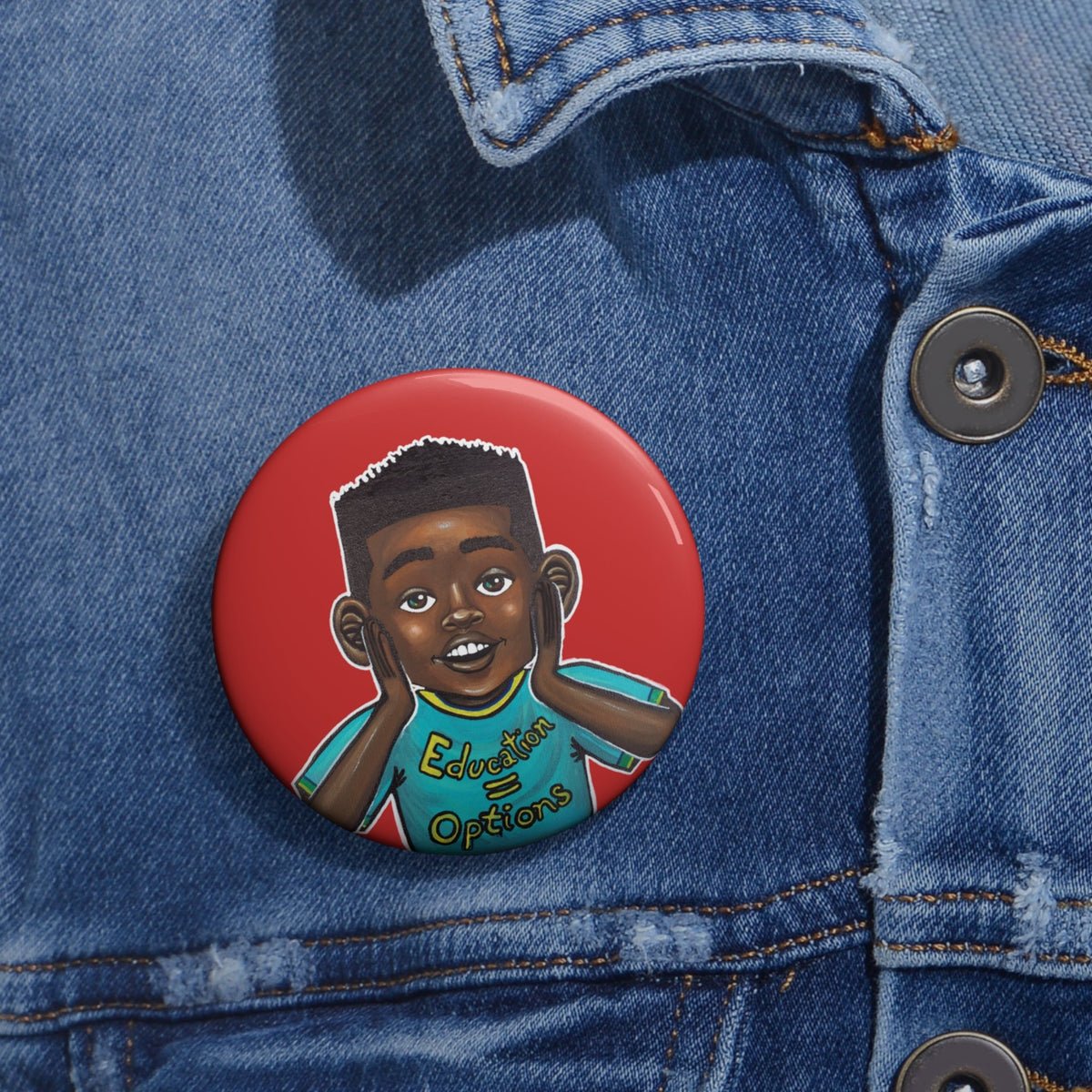 Four Kings I Pin Button