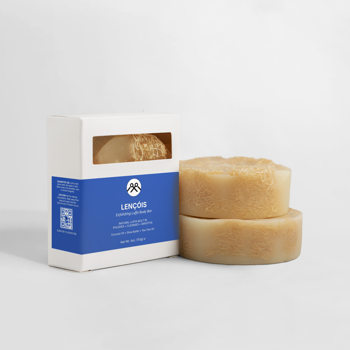 LENÇÓIS Exfoliating Luffa Body Bar
