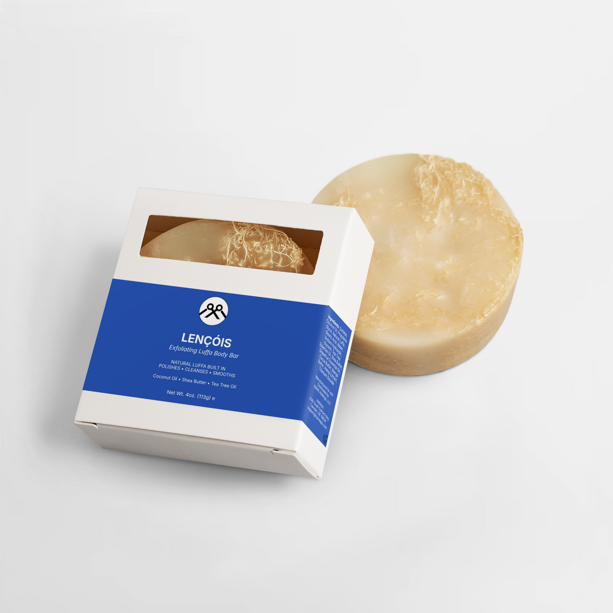 LENÇÓIS Exfoliating Luffa Body Bar