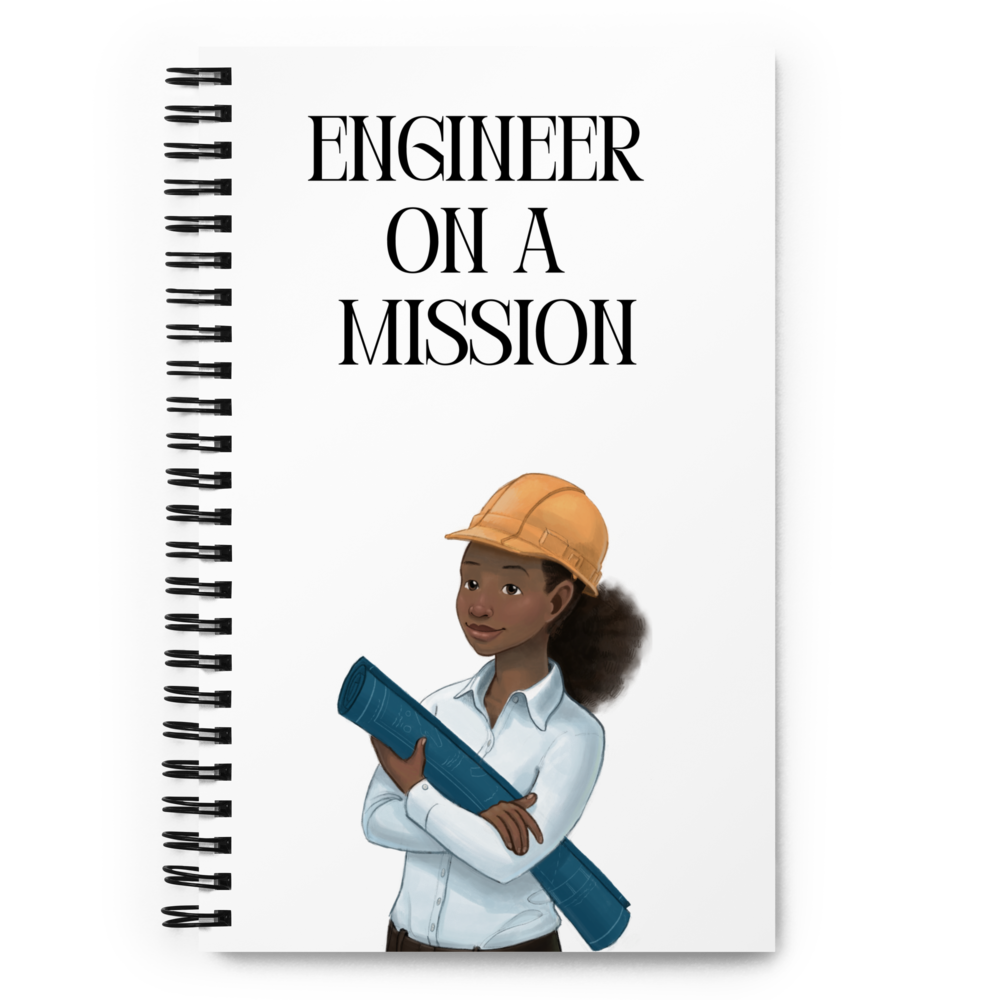 Engineer on a Mission Spiral Notebook