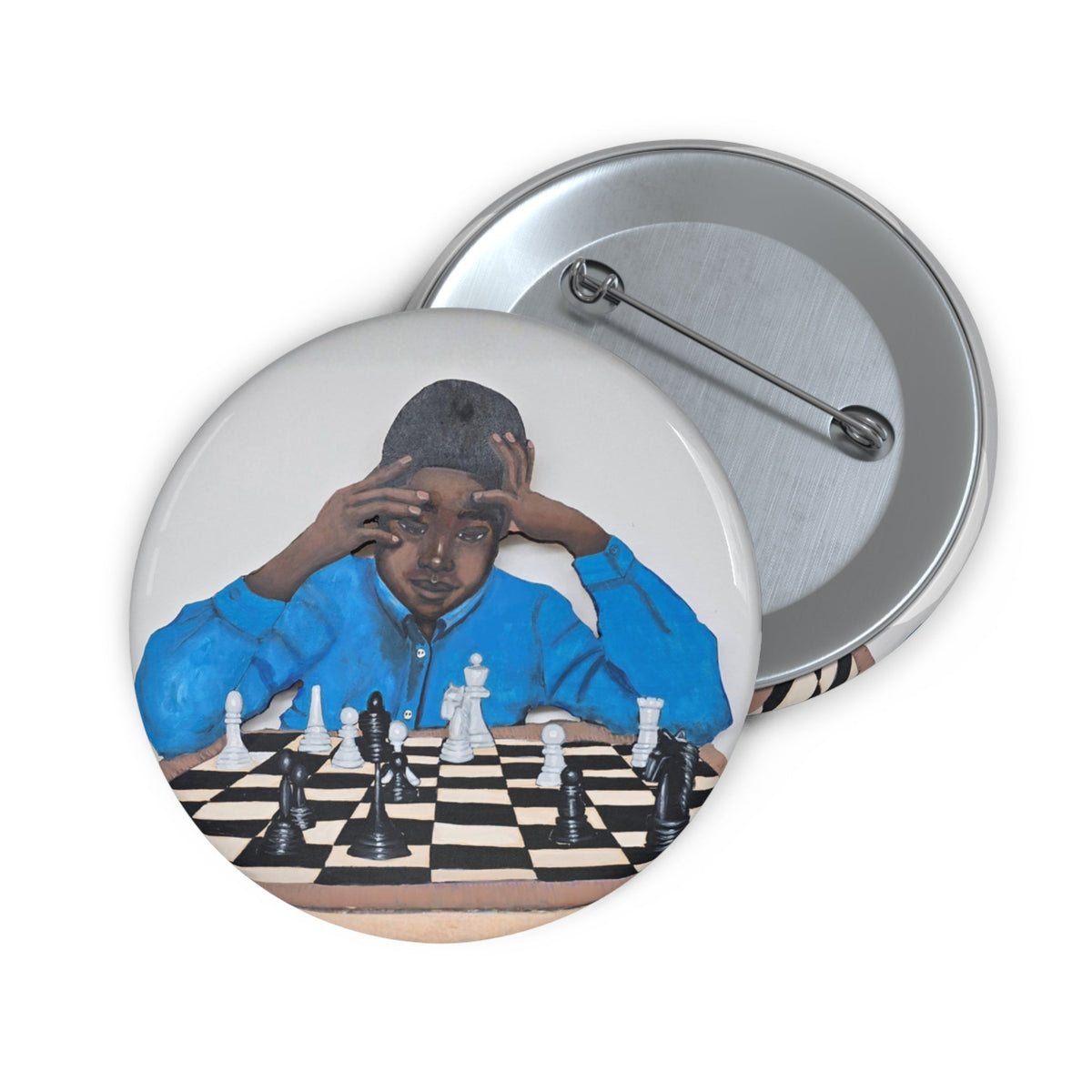 Chess Master Pin Button