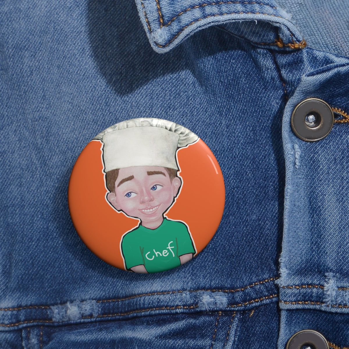 Lil Chef Pin Button