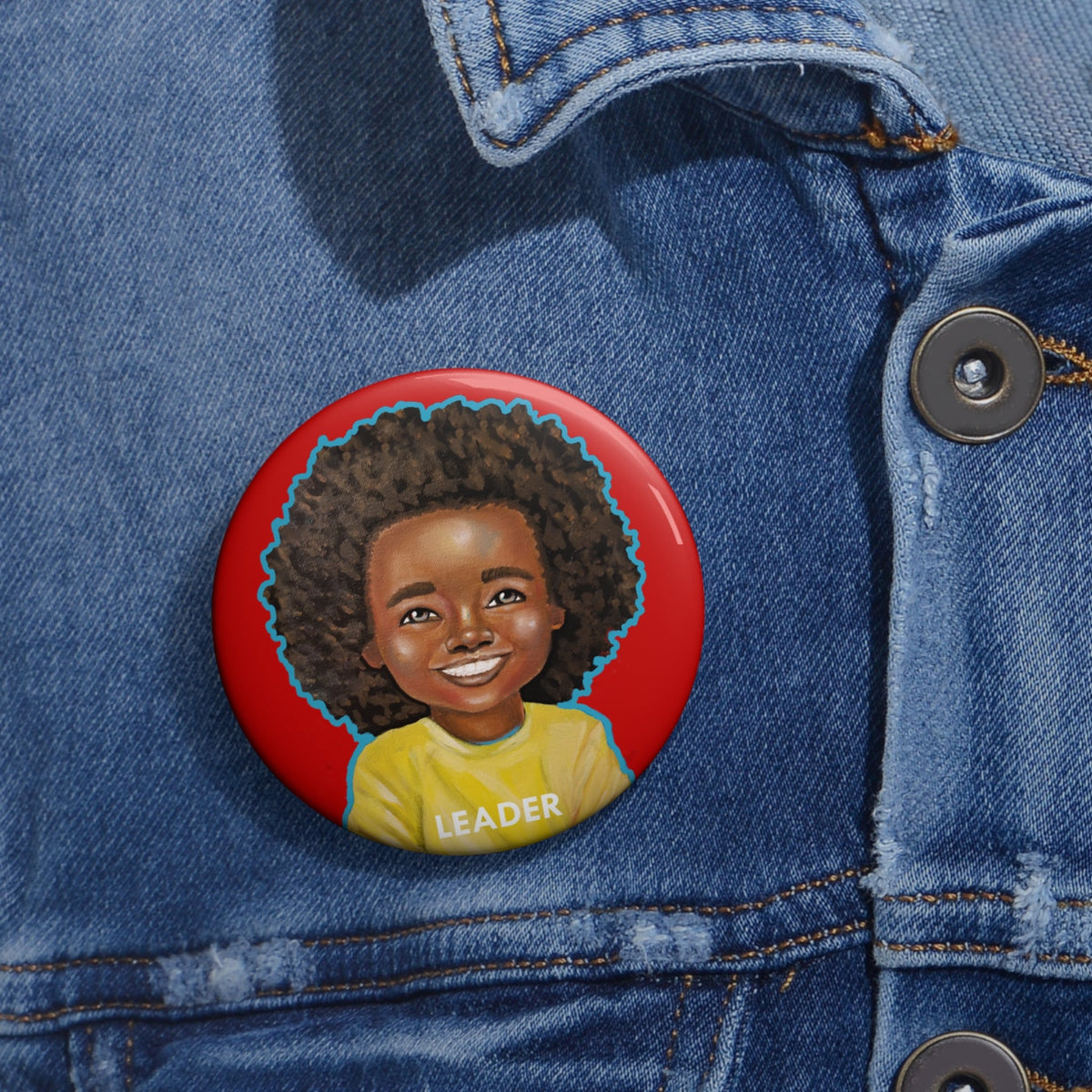 All Smiles Pin Button
