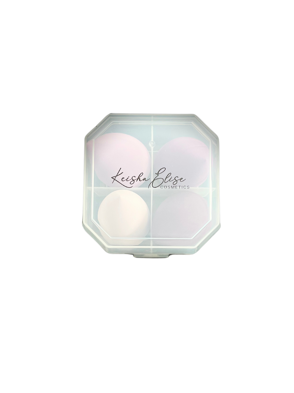 4-Piece Makeup Sponge Set with Travel Case