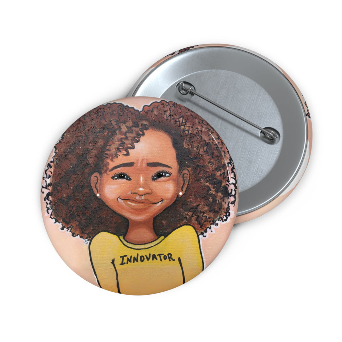 Innovator Girl Pin Button