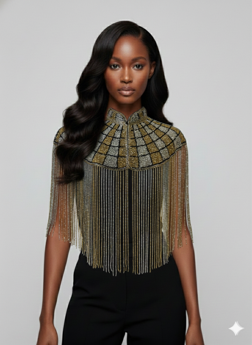 The Gilded Mosaic Cape