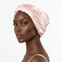 Organic Silk Hair Bonnet Blush Pink