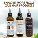 S-Secrets Hair Growth Bundle - 3 Bottles x 2oz (6oz Total) with Biotin, Ayurvedic Herbs, Essential Oils, Saw Palmetto, Scalp Stimulator Oil