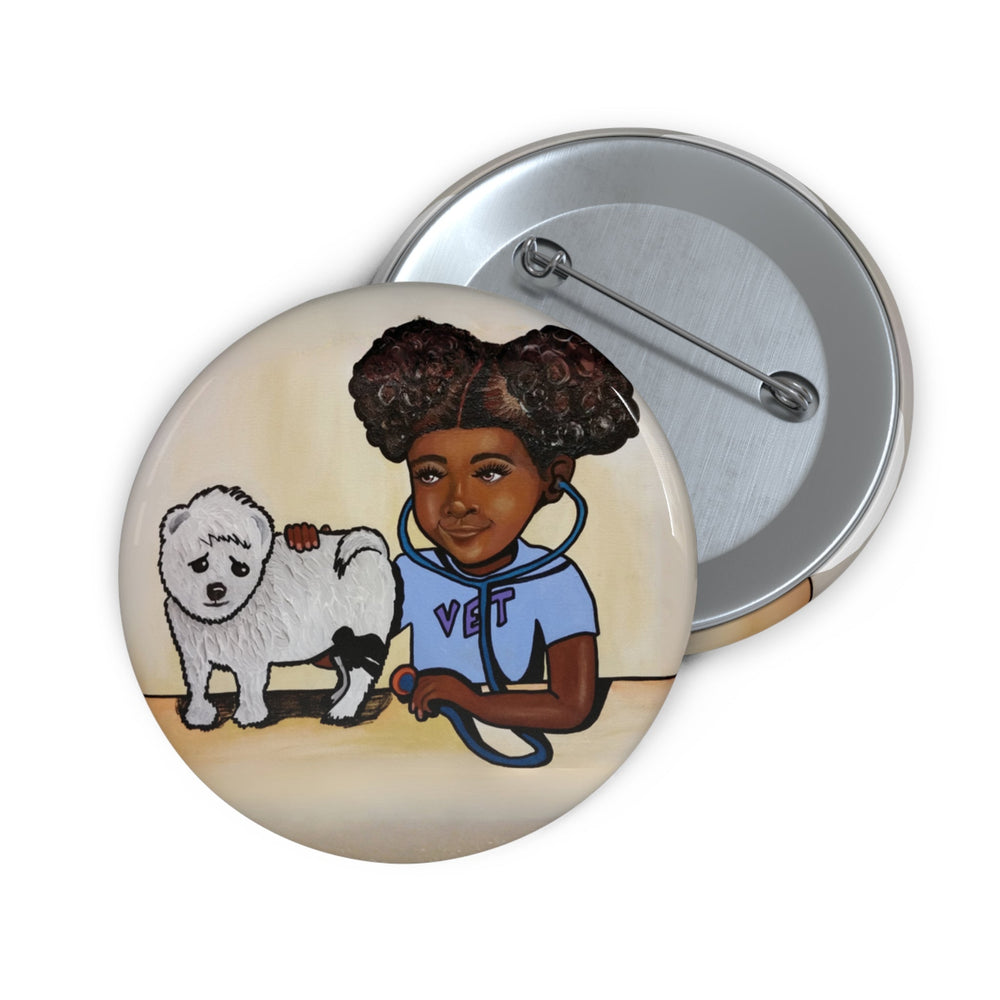 Lil Vet Pin Button