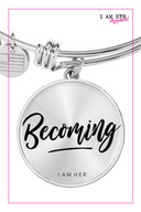 Becoming - Women's Bangle Bracelet