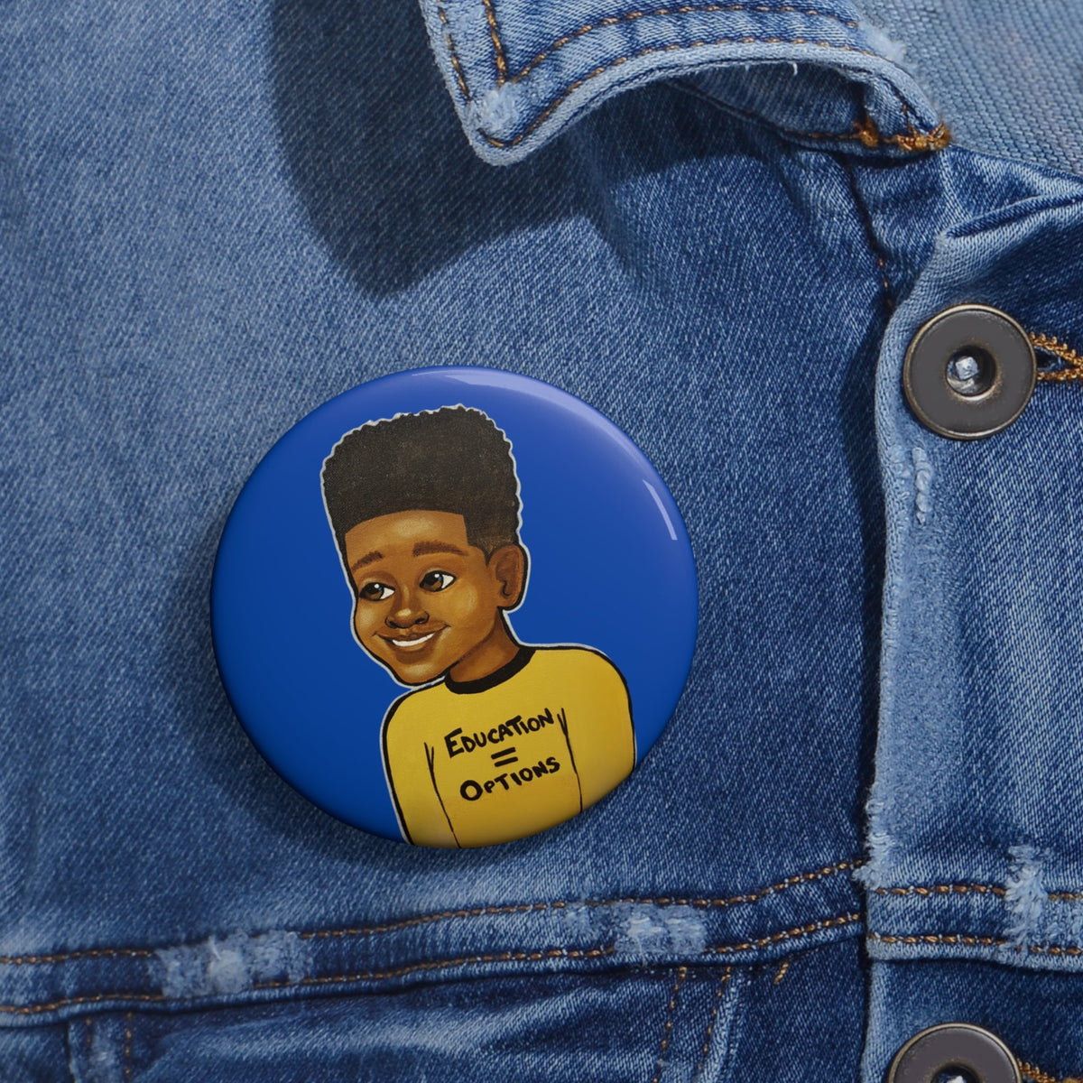 Ed = Op Boy II Pin Button