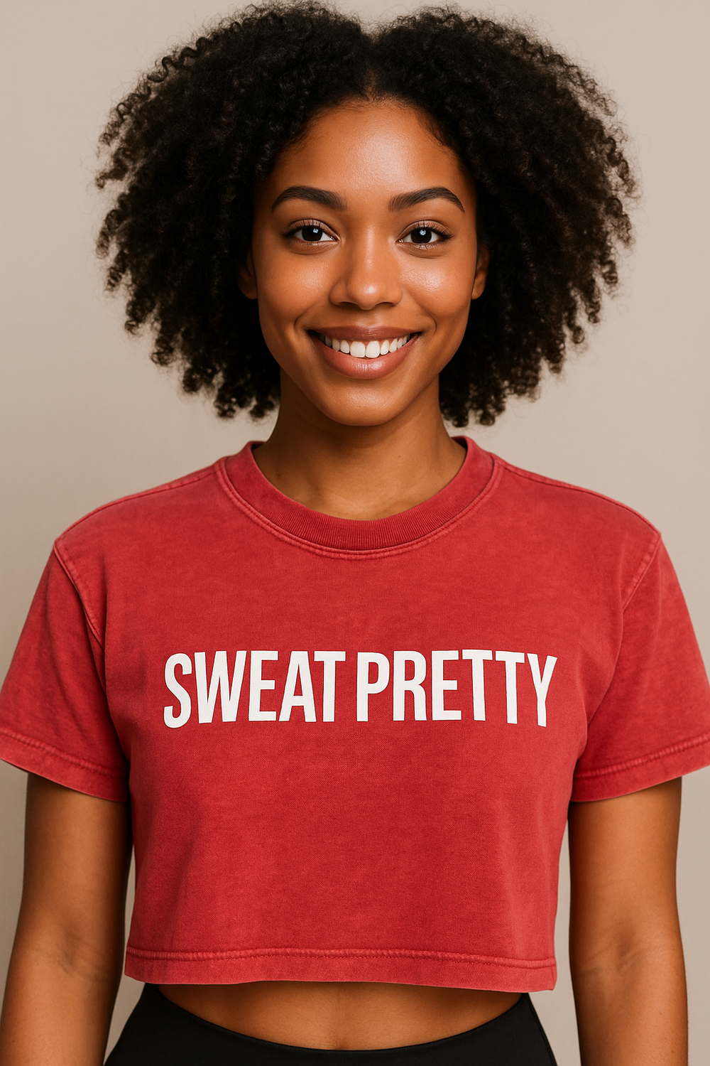 Sweat Pretty™ Candy Crop Tee