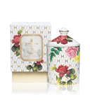 Lady Day White Floral Ceramic Luxury Candle