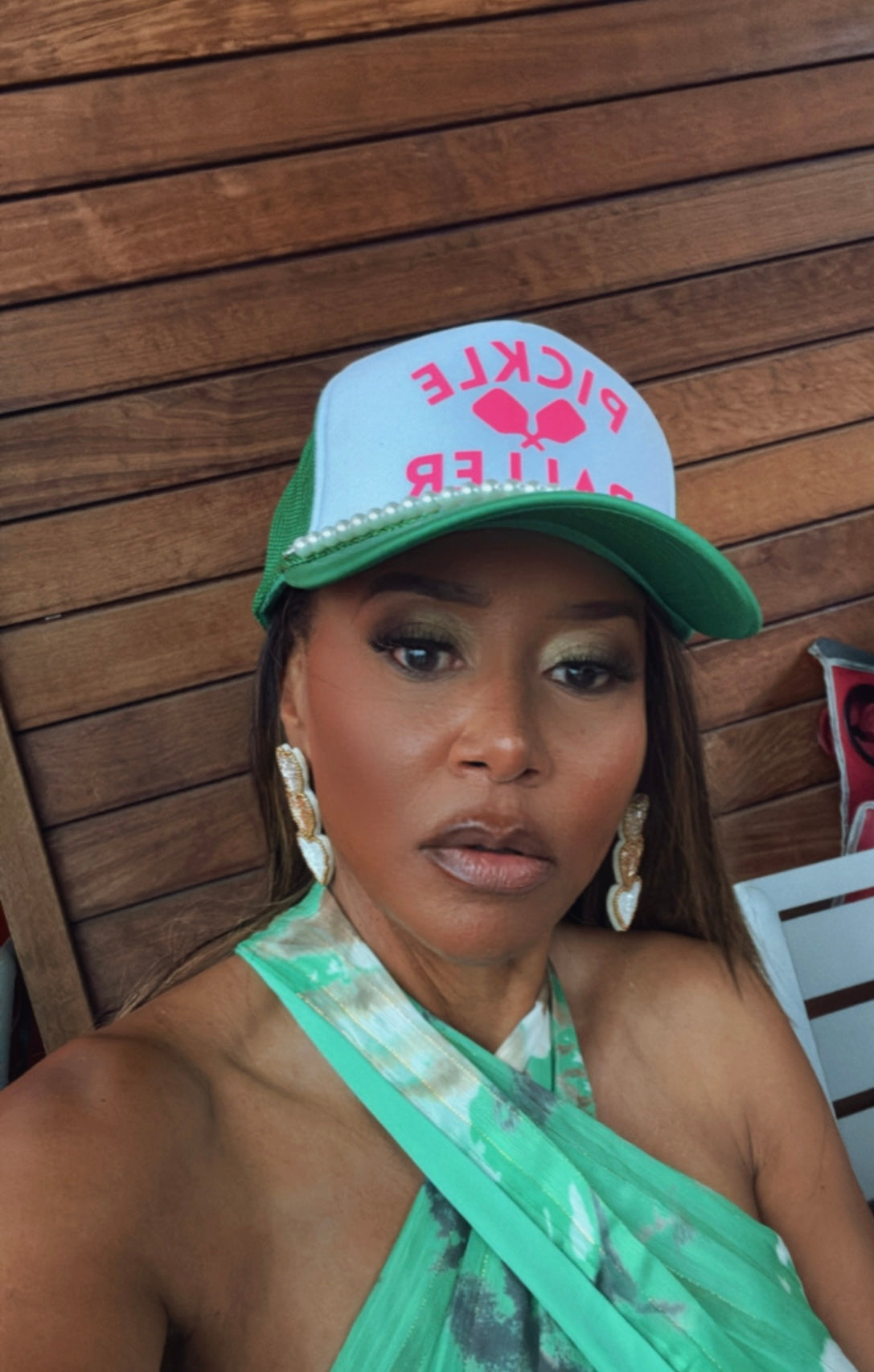 Pickle Ball Trucker Hat